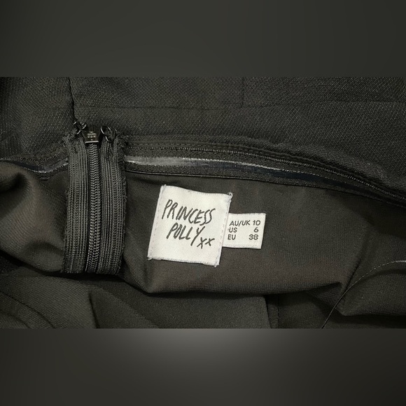 PRINCESS POLLY THE KIT JUMPSUIT BLACK SIZE 6 - Picture 6 of 8